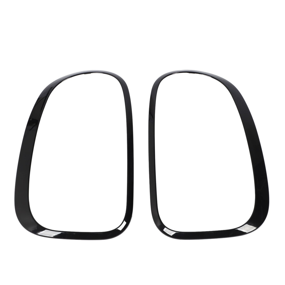 1 Pair Gloss Taillight Covers R60 Countryman Black 7790334338179