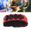 Red Guitar String Dampener Strap 7x0.9x1.2in Cotton Neoprene ABS 2