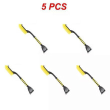 (B(5PCS)1~5PCS 2in1 Car Snow Ice Scraper Brush Detachable With Foam Grip For Car Windshield Hot