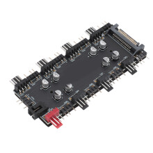 2-in-1 8-Way ARGB/PWM Hub 5V 3PIN/12V 4PIN SATA