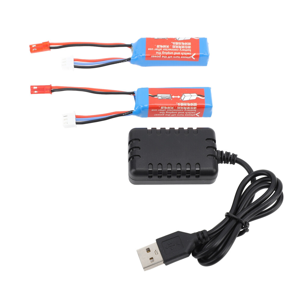 7.4V 400Mah Rc Car Lithium Battery & Charger Set For K969 K989 8771393379265