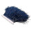 (Navy Blue) 2m ostrich feather ribbon selvage for millinery projects 1