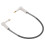 2Pcs 12in Guitar Pedal Cable 1/4in Matte Black 3