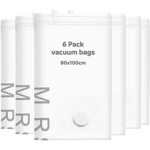 6 Pack Vacuum Storage Bags 80*100cm