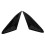 2PCS Rear Side Window Louver Gloss Black 2020-24K5 1