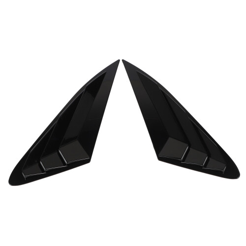 2PCS Rear Side Window Louver Gloss Black 2020-24K5