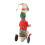 Duck On Bike Tin Toy Clockwork Wind-Up Handmade 8