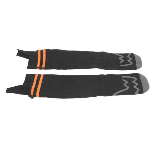 Adjustable 5000mAh Heated Socks, 2 Batteries Black
