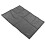 Fireplace Screen PVC Spark Guard 29x45in Black 1