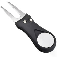 (Style G) Golf Divot Repair Tool With Ball Marker Pitch Mark Fork Golf Pitchfork  Golf Divot Repair Switchblade Tool