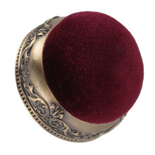 Vintage Pin Cushion, 5 x 3.5 cm, Red Type, 1 Set