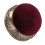 Half Ball Pin Cushion, 5x3.5 cm, Green Bronze Base 1