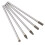 5pcs 150mm Double-Grain Carbide Burr Set 0.2x0.3in 3