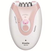 KEDA KD-216 Electric Hair Remover for Face, Hands, Legs & Bikini Line, Portable Epilator with Type-C Cable, Full Body Hair Removal Device