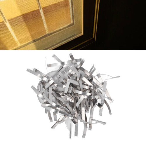 60 Pcs Stainless Steel Window Screen Springs