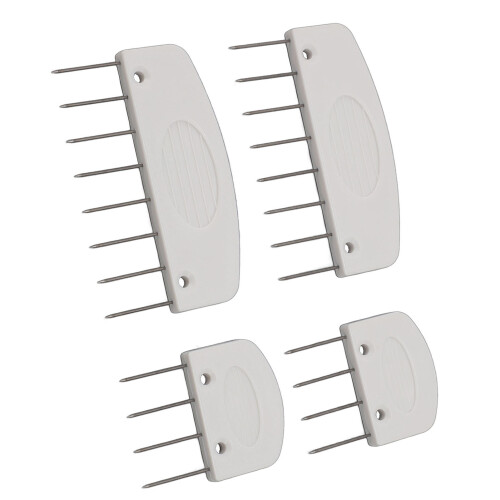 Knit Blocking Pins 20Pcs 4 & 8 Pin Combs for Sewing Lace & Crochet Projects