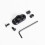 Tactical Sling Mount QD Sling Swivel Mount Straps Connection Accessories 5pcsblack 3