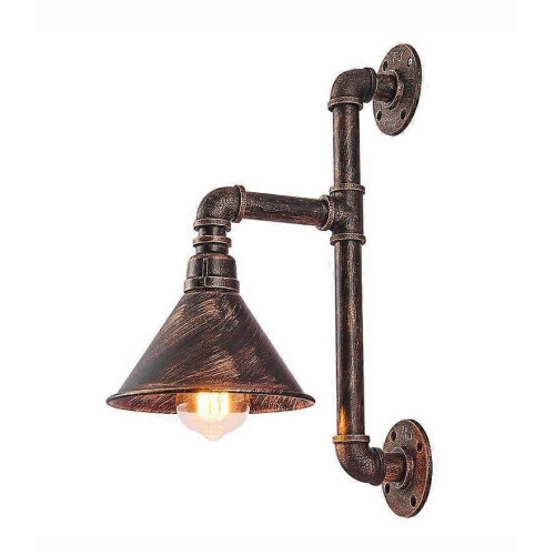 Industrial Rustic Vintage Pipe Wall Sconce