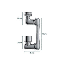 (Single Mode) Faucet Extender Rotating Splash-proof Filter Faucet Swivel Spray For Kitchen and toilet