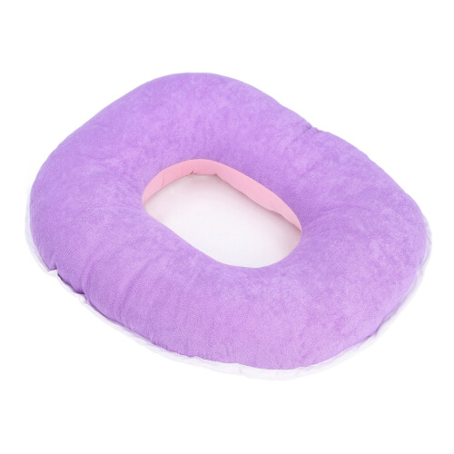 Donut Seating Cushion Pearl Wool 42x33cm (16.5x13) 2