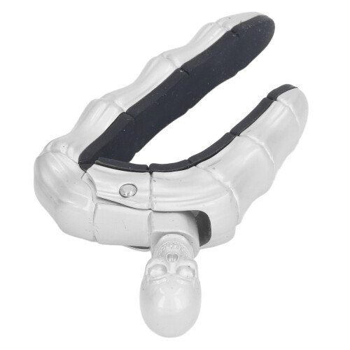 Skull Knob Locking Capo Silver Capo for Guitar