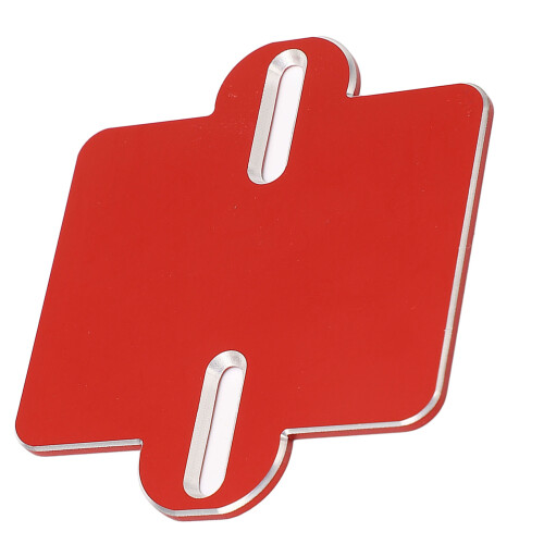Aluminum ESC Mounting Plate 19g Red for 1/8 RC 1