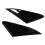 2PCS Rear Side Window Louver Gloss Black 2020-24K5 14