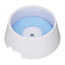 Pet Slow Water Feeder Raised Light Blue Silicone