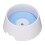 Pet Slow Water Feeder Light Blue Silicone Raised 1