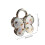 Mini Butterfly Evening Bag Acrylic Clutches Purses-Silver 4