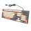 104 Keys USB Wired Gaming Keyboard Grey, 10M Clicks, Compact Size 1