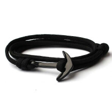 Anchor Leather Bracelet for Men Vintage Multilayer Rope Chain Men Bracelet Jewelry Gift