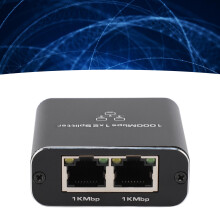 Aluminum 1-2 RJ45 Type-C Gigabit Splitter 1000Mbps