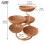 Elegant Multilayer Round Fruit Basket Woven-Dessert stand 4
