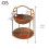 Elegant Multilayer Round Fruit Basket Woven-Dessert stand 6
