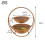 Elegant Multilayer Round Fruit Basket Woven-Dessert stand 7