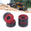 4Pcs Beadlock Wheel Rim Set 1.9in 1/10 Red 3