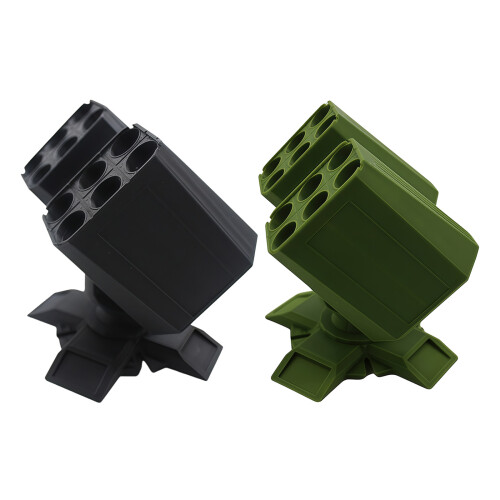 Unique Miniature Missiles Shape 3D Printed Pen Holders-Black 1