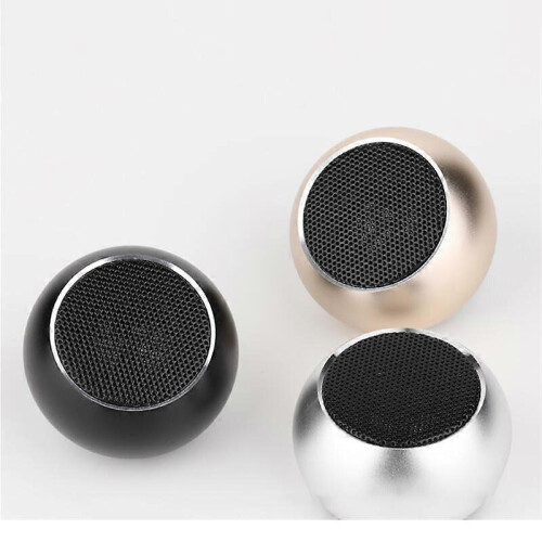(Silver) Mini Bluetooth Sound Box Bluetooth Speaker Portable TWS Wireless HiFi Speaker 1
