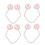Dimple Trainer for Face Cheeks Piercing 2 Pack Easy Wear Pink Improves Smile 14