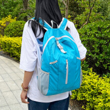 Mountaineering Backpack Sky Blue Ultra Lightweight & Foldable 20L Hiking Pack