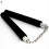 (Black) Sturdy Metal Chain Foam Nunchaku for Training 1