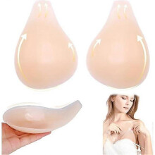 (L,Skin)Sticky Bra Silicone Adhesive Bra for Women Invisible Bras