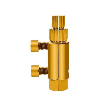 (golden) Broken Pipe Thread Extractor,Stripped Screw Extractor,Broken Thread Extractor