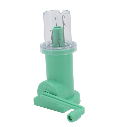 Hand Spool Knitter 1 Set Light Green 9.5x14x6 cm 2