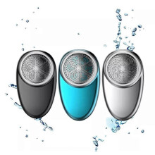 (silver) Portable Mini Electric Shaver,Pocket Electric Waterproof Razor for Men