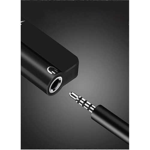 USB C to 3.5mm Adapter, 2 in 1 Aux USB Type C Headphone Audio Adapter Connector 2
