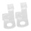 2PCS Saber Wall Mount 160g 10.6x6cm Transparent 2