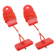 Dual Treadmill Safety Keys with Emergency Stop Switch for Exercise Machines