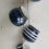 4-Pot Bright Pastel Ceramic Hanging Flower Planter Set (Blue) 3